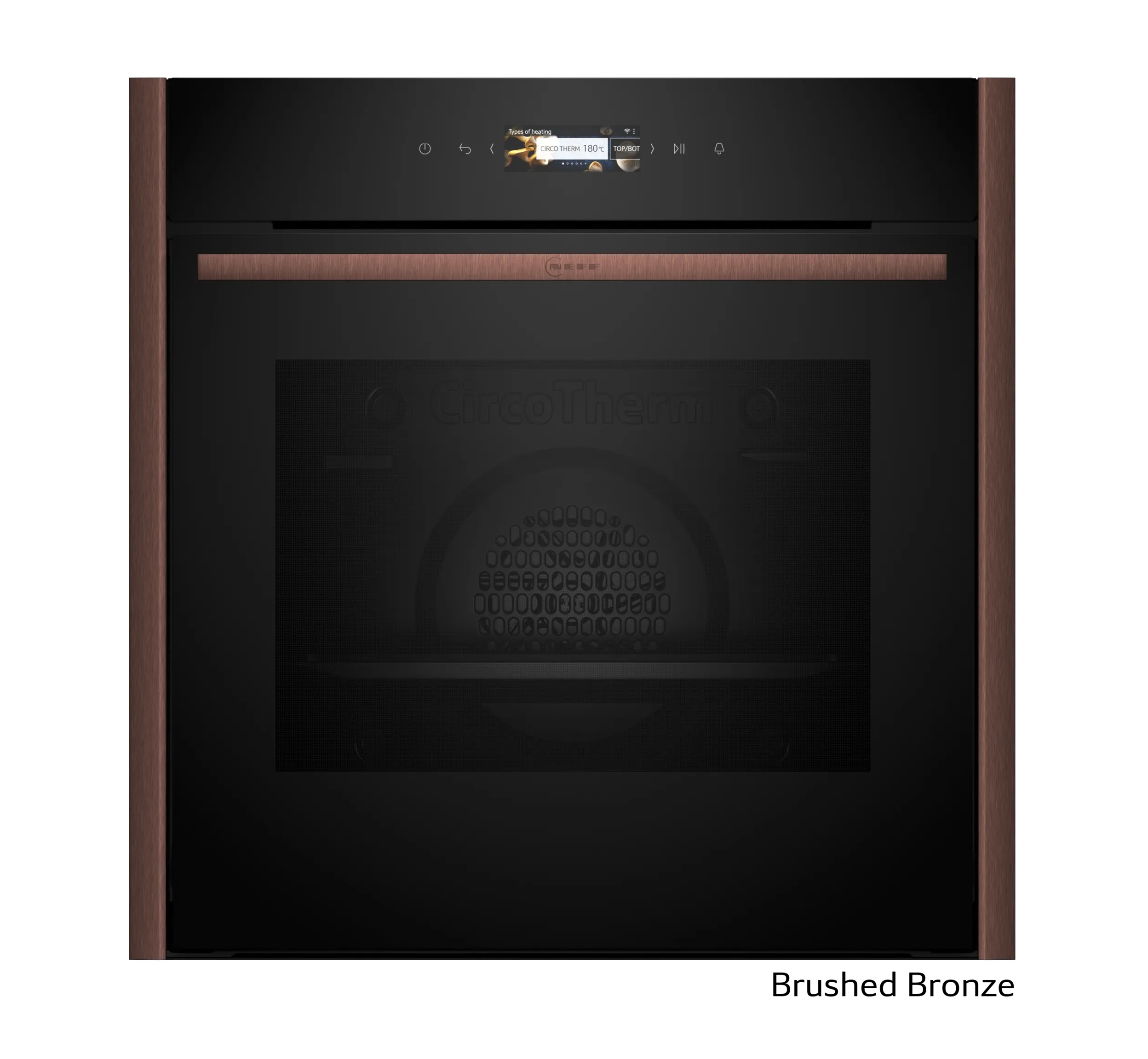 Neff Εντοιχιζόμενος Φούρνος Ανω Πάγκου Flex Design B29CR3AY0 71lt Brushed Bronze