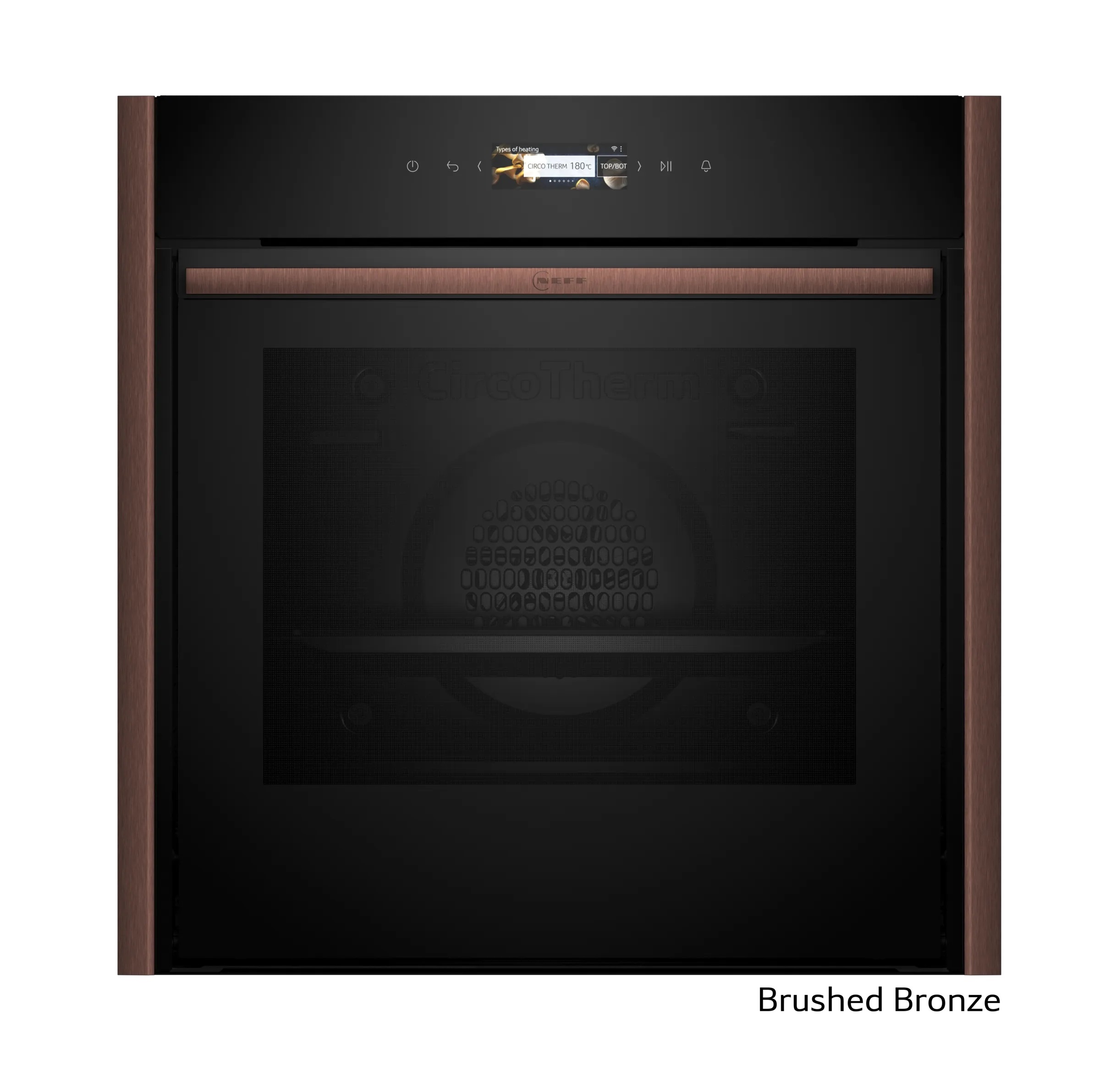 Neff Εντοιχιζόμενος Φούρνος Ανω Πάγκου Flex Design B59CR7KY0 71lt Brushed Bronze