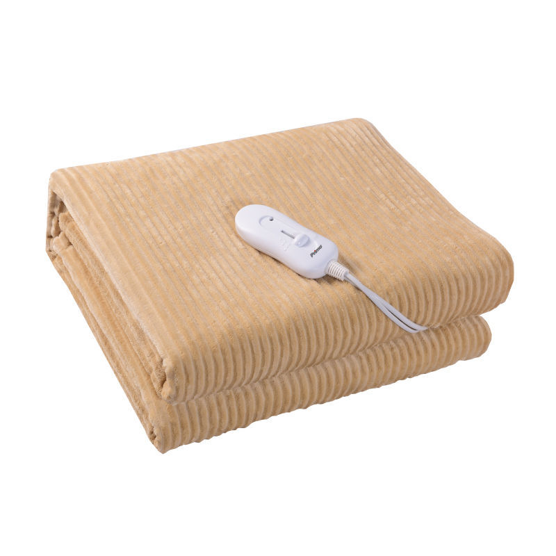 Primo Ηλεκτρικό Επίστρωμα Μονό Stripe Flannel PREB-81081 (810081) 60W 80x150cm Μπέζ