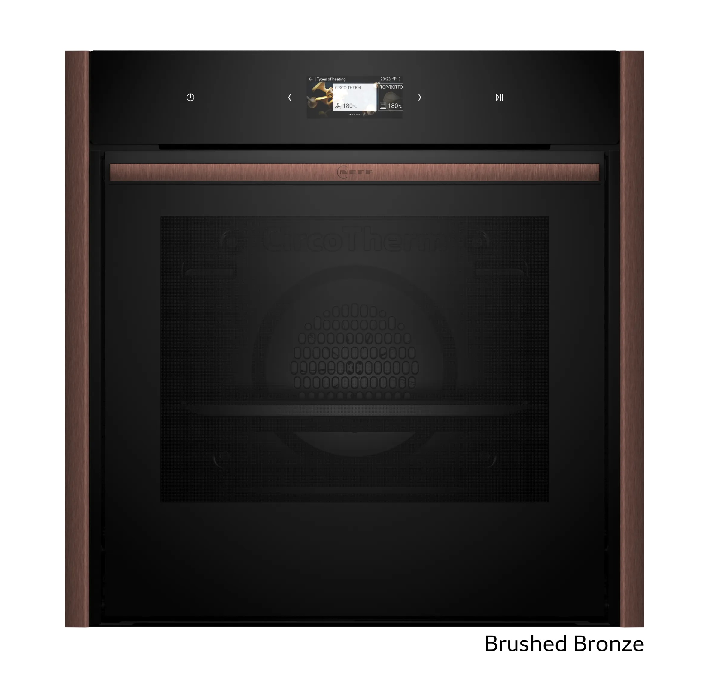 Neff Εντοιχιζόμενος Φούρνος Ανω Πάγκου Flex Design B69CS7MY0 71lt Brushed Bronze