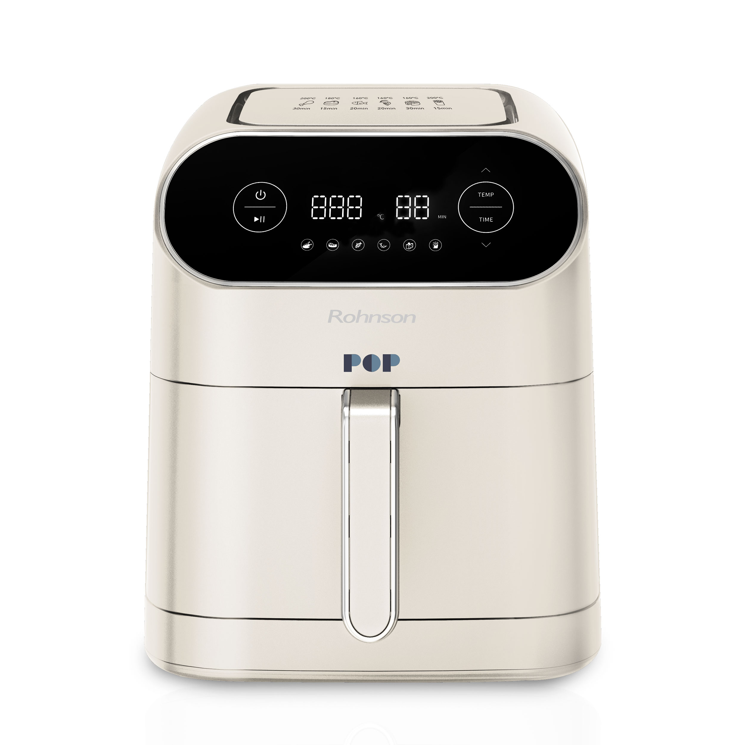 Rohnson Φριτέζα Αέρος R-2859C με Αποσπώμενο Κάδο 7lt 1800W Cream 