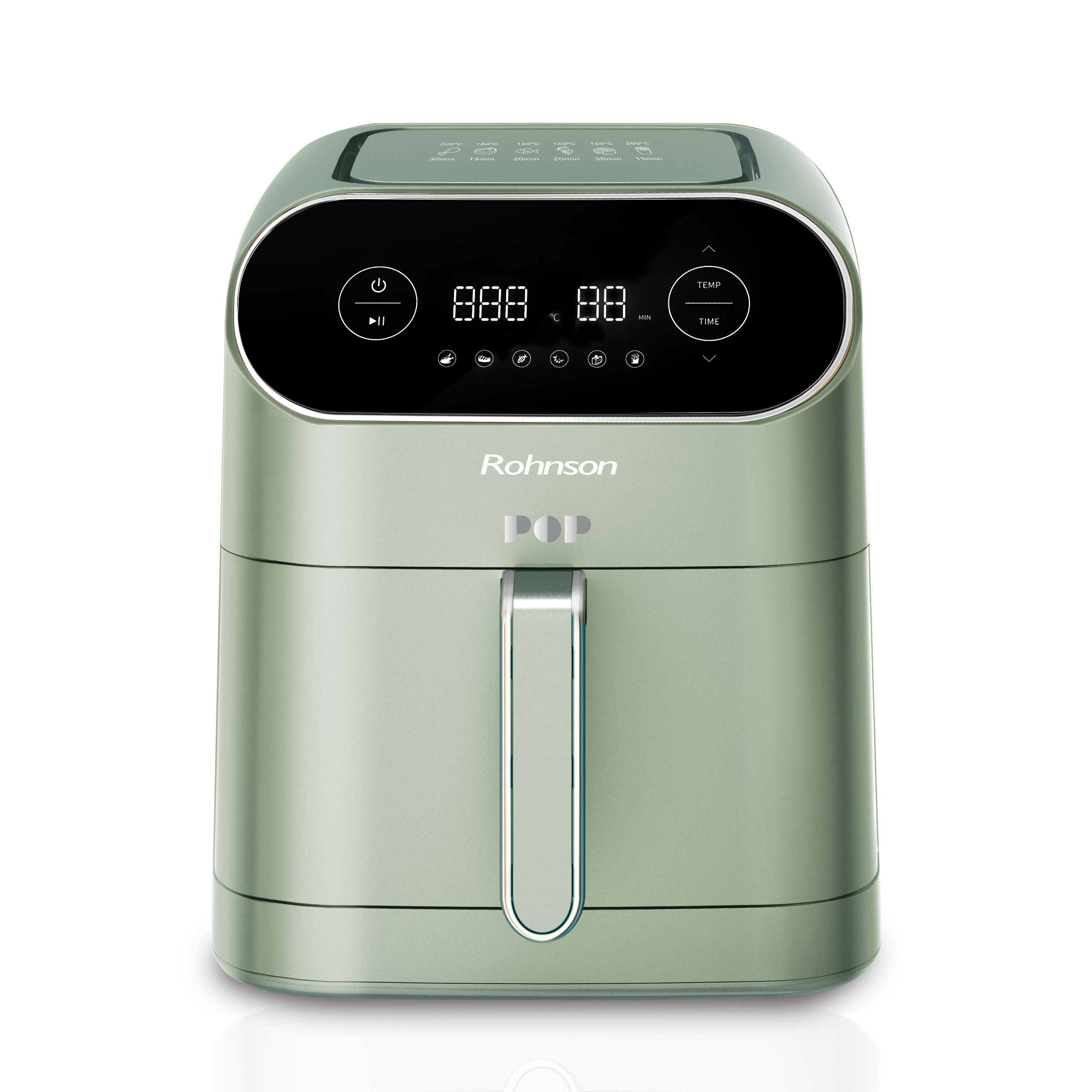 Rohnson Φριτέζα Αέρος R-2859G με Αποσπώμενο Κάδο 7lt 1800W Green