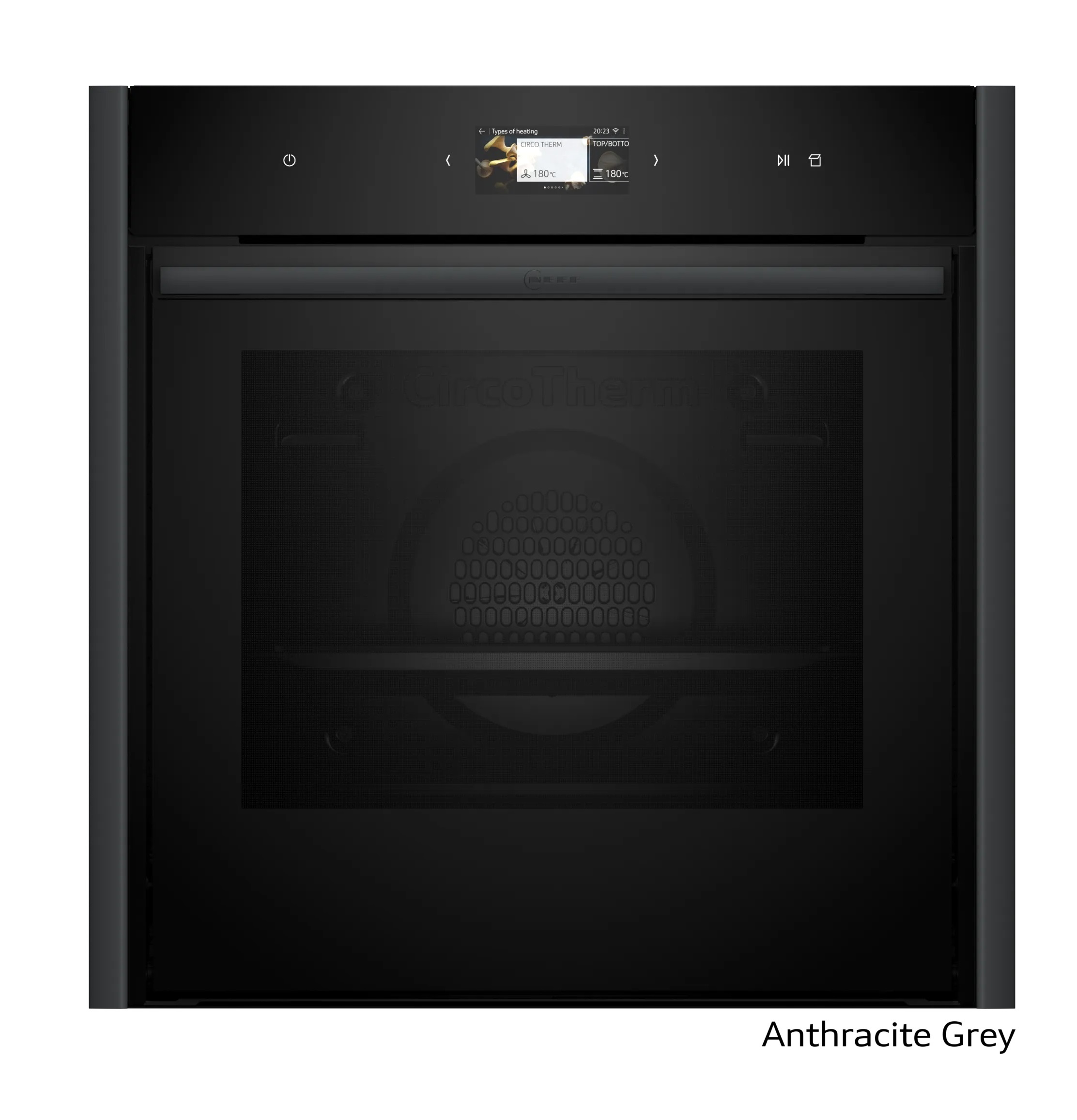 Neff Εντοιχιζόμενος Φούρνος Ανω Πάγκου Flex Design B69VS3AY0 71lt με Λειτουργία Ατμού Antracite Gray