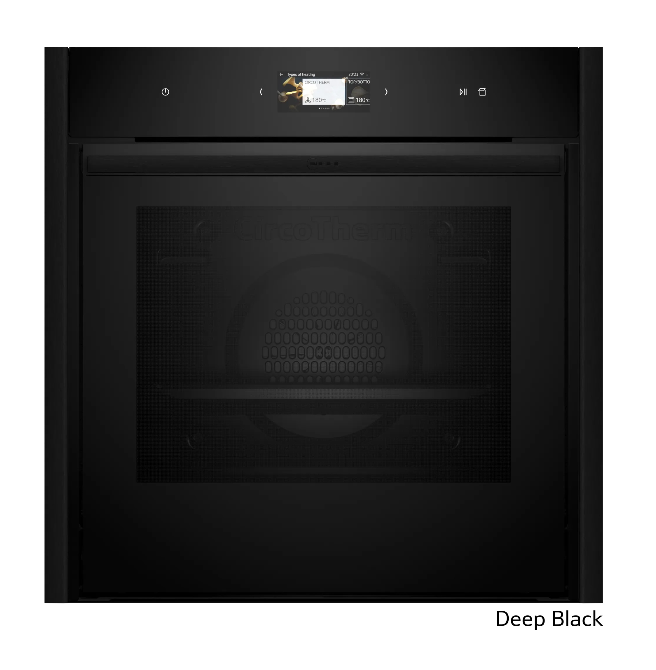 Neff Εντοιχιζόμενος Φούρνος Ανω Πάγκου Flex Design B69VS3AY0 71lt με Λειτουργία Ατμού Deep Black