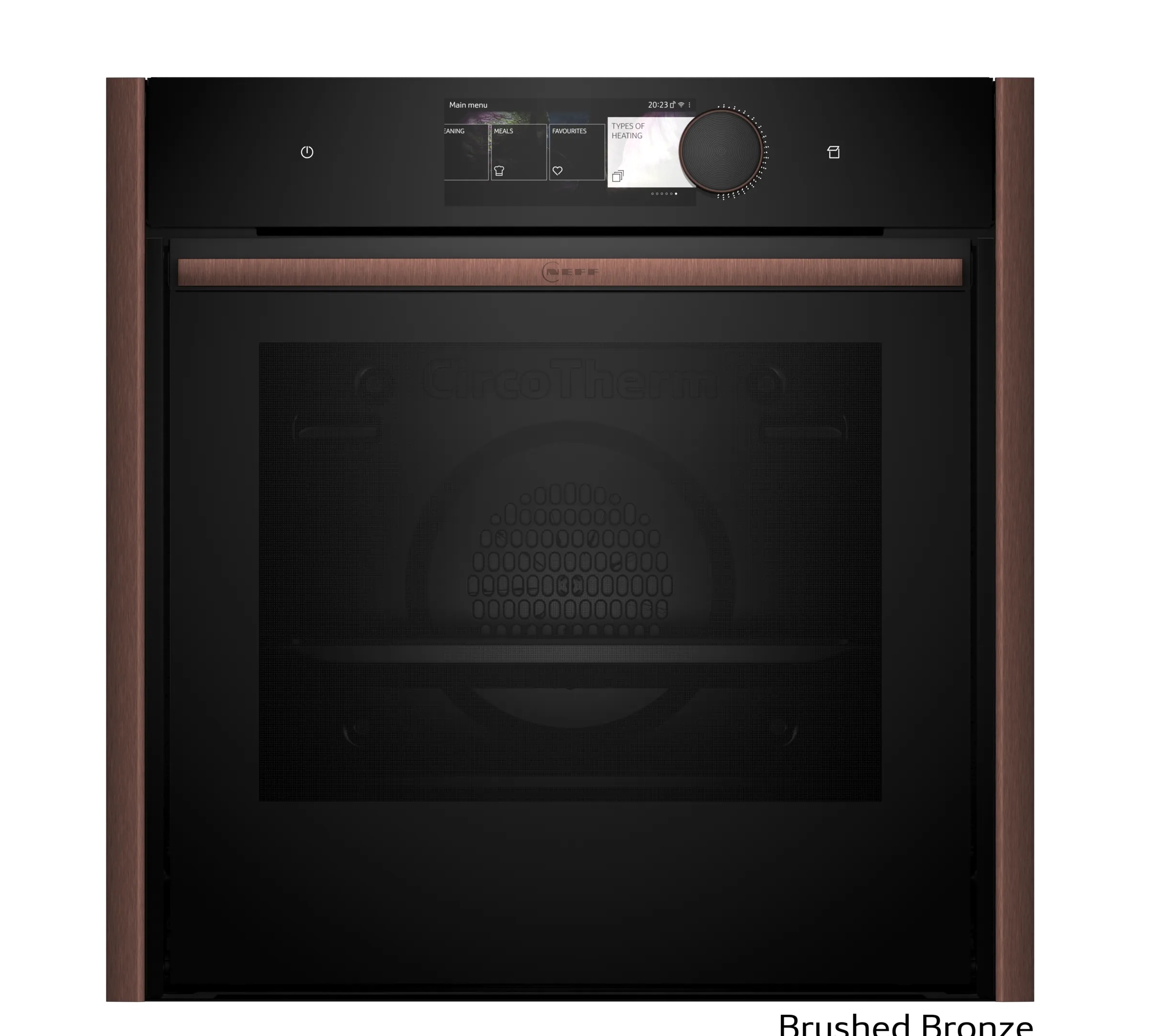 Neff Εντοιχιζόμενος Φούρνος Ανω Πάγκου Flex Design B69VY7MY0 71lt με Λειτουργία Ατμού Brushed Bronze