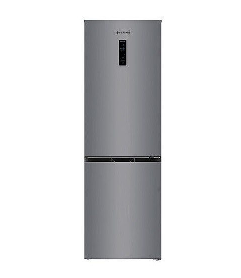Pyramis Ψυγειοκαταψύκτης FSO 185 323lt Υ185xΠ60xΒ68.5εκ. Inox