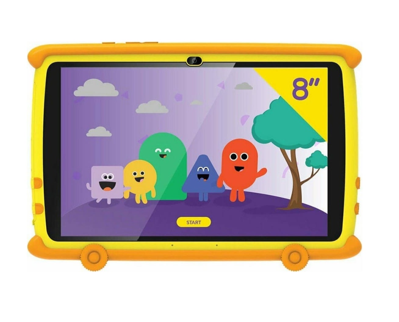 Egoboo Tablet Kiddoboo KB80P 8'' με WiFi (3GB/64GB) Yellow