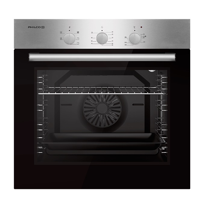 Philco Εντοιχιζόμενος Φούρνος Ανω Πάγκου PBO-680X 80lt Inox