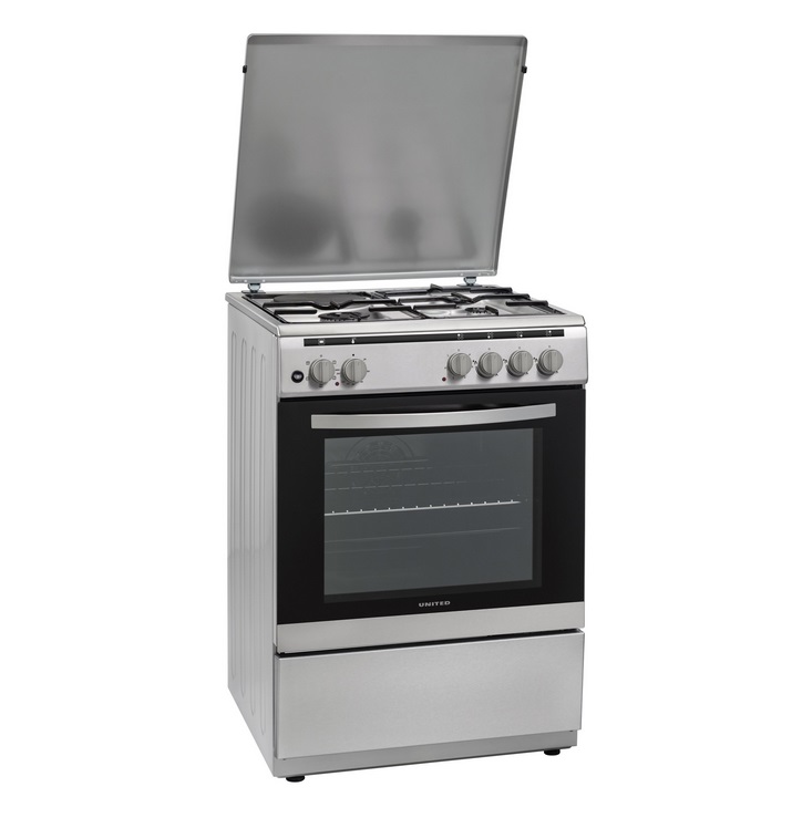 United Κουζίνα Μικτή UFG-60302 Inox