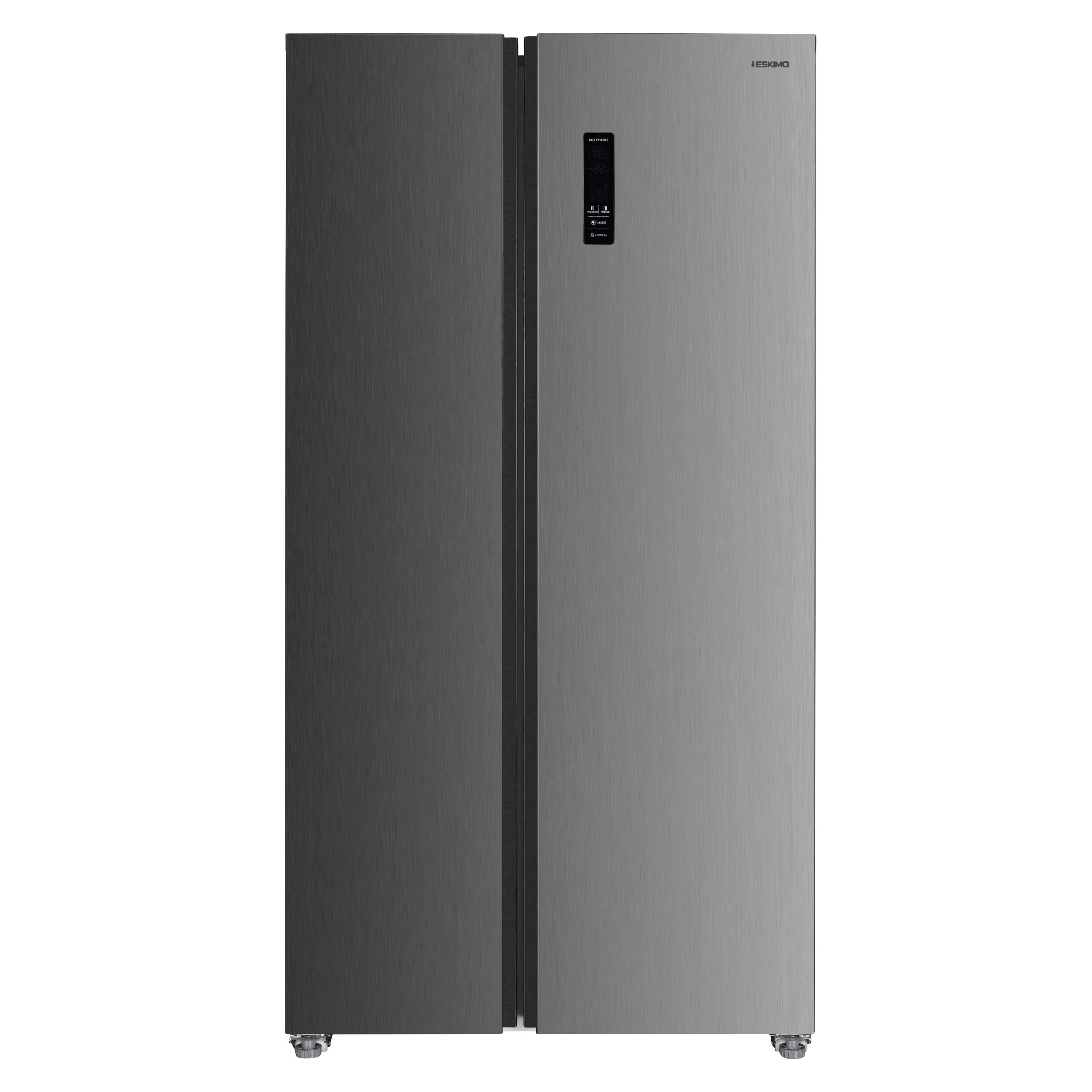 Eskimo Ψυγείο Ντουλάπα ES RSBS443EIN Full No Frost 442Lt Υ177xΠ90xΒ59εκ. Inox