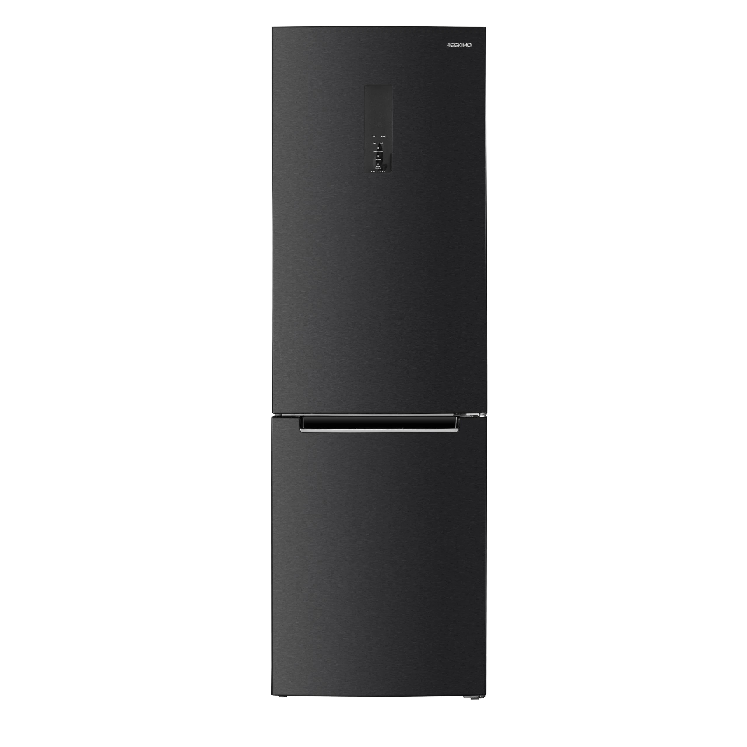 Eskimo Ψυγειοκαταψύκτης ES RBF334E194DIN No Frost 347Lt Υ195xΠ60xΒ68,5εκ. Dark Inox