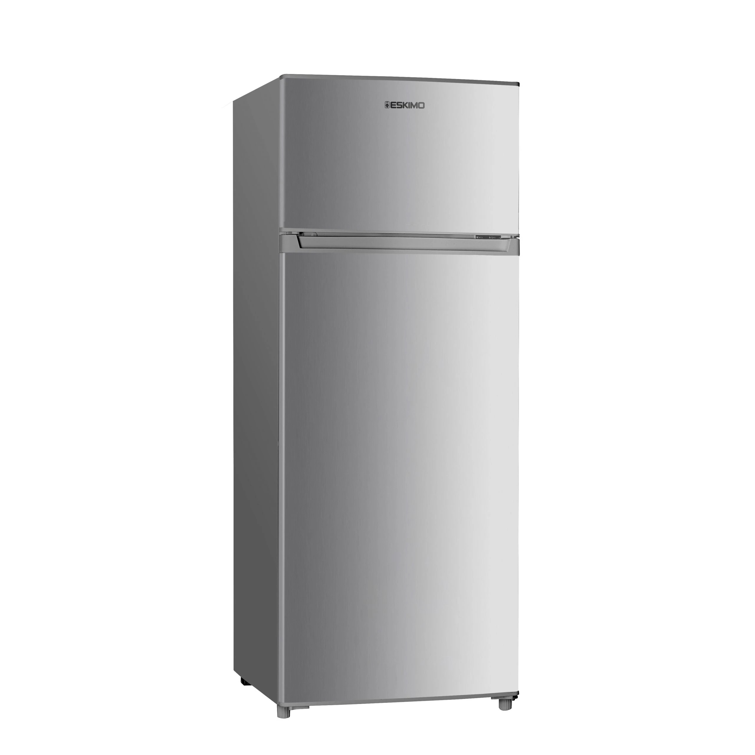 Eskimo Ψυγείο Δίπορτο ES RTF205SES 206Lt Υ143xΠ54,5xΒ55,5εκ. Ασημί