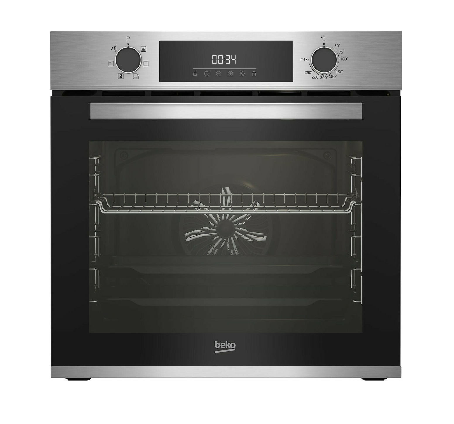 Beko Εντοιχιζόμενος Φούρνος Ανω Πάγκου BBIE12300XD 72Lt Inox