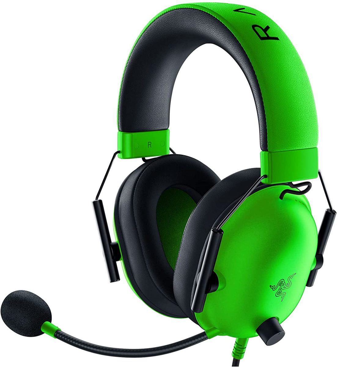 Razer Gaming Headset BlackShark V2 X Over Ear με σύνδεση 3.5mm (RZ04-03240600-R3M1) Πράσινο