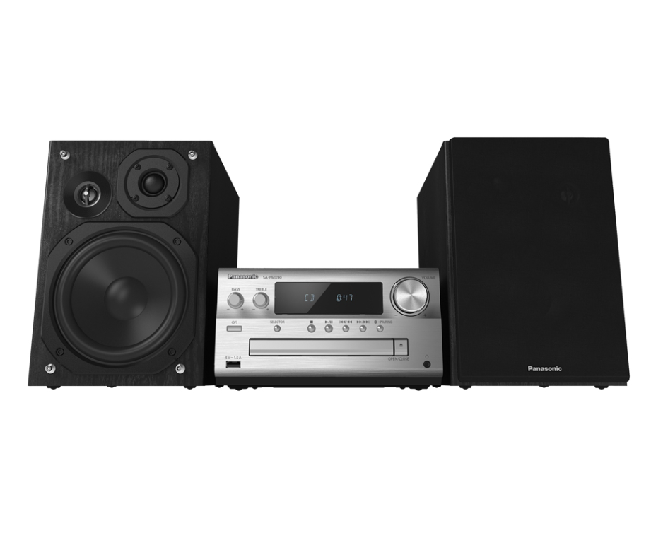Panasonic Ηχοσύστημα SC-PMX90EG-S με CD / Digital Media Player και Bluetooth Ασημί