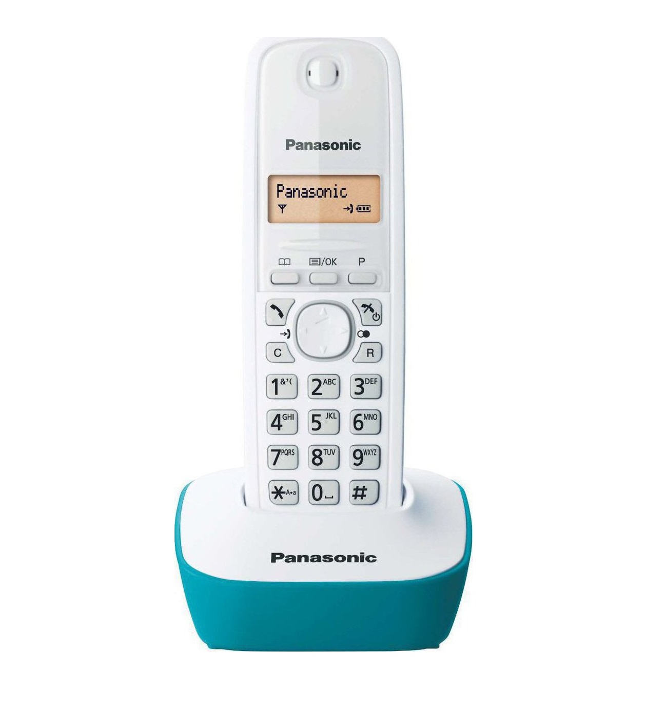 Panasonic Ασύρματο Τηλέφωνο KX-TG1611GRC Cyan 