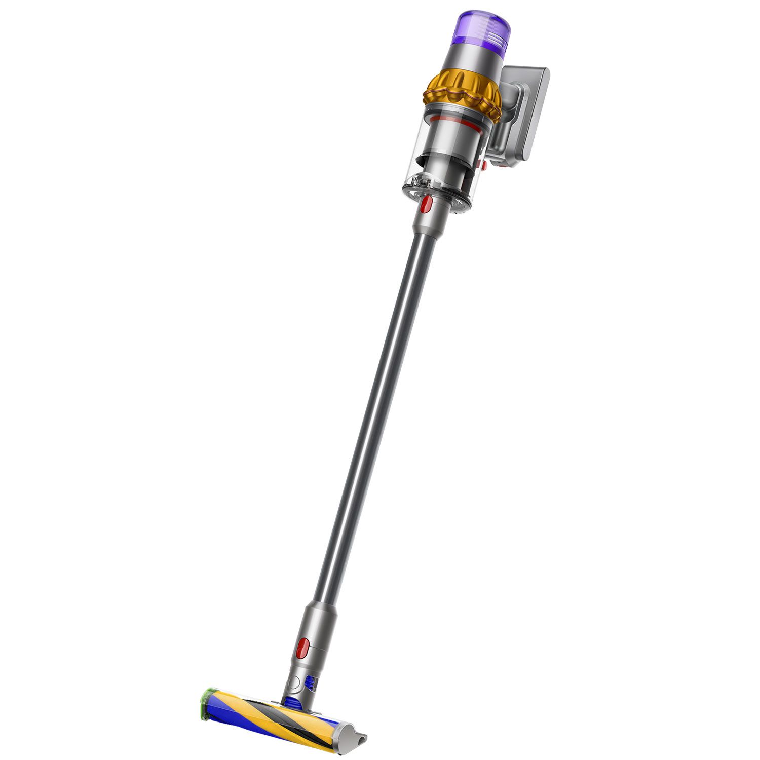 Dyson Επαναφορτιζόμενο Σκουπάκι Stick V15 Detect Absolute Yellow/Iron/Nickel (87051)