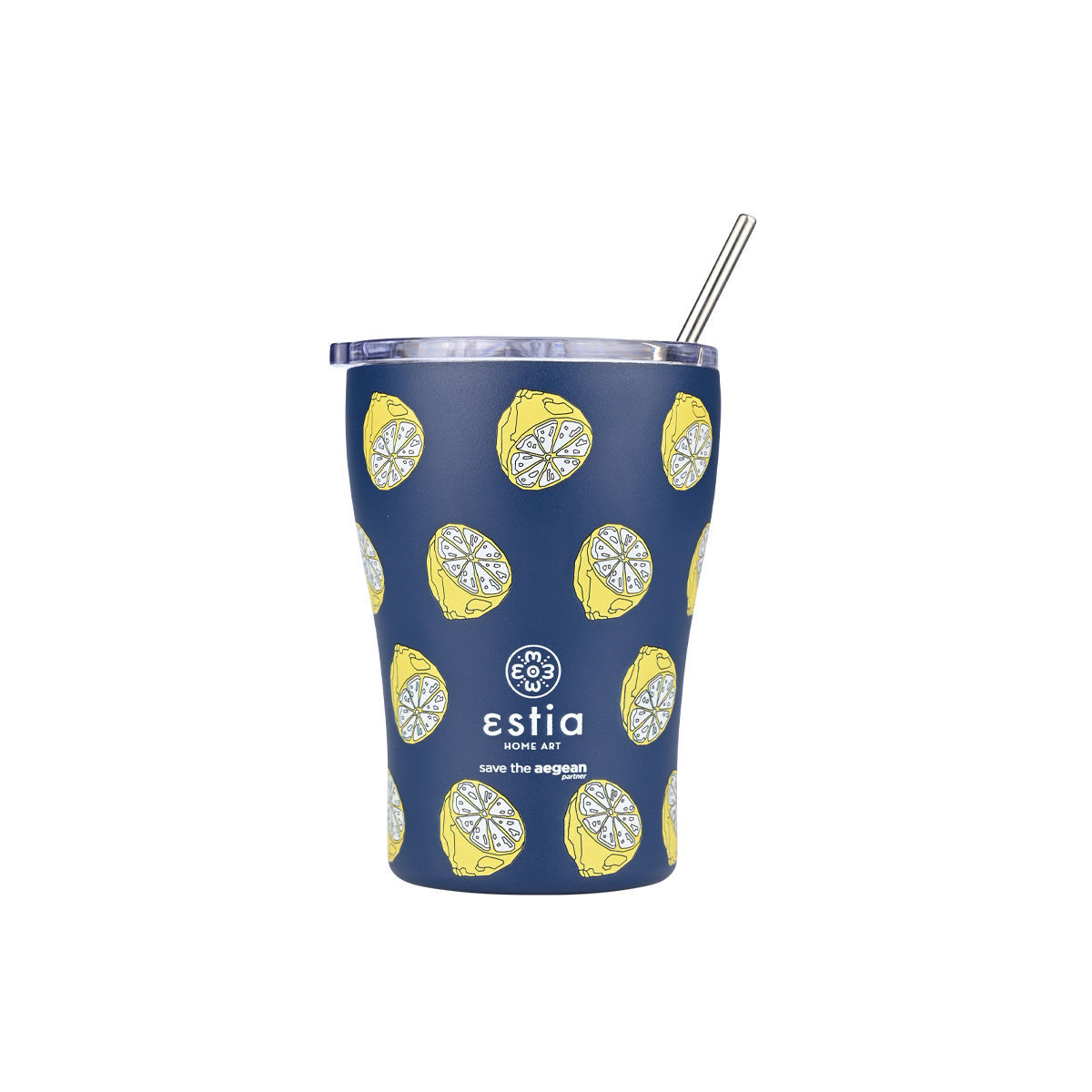 ESTIA Θερμός Coffee Mug Save The Aegean 01-22952 Citrus Infusion