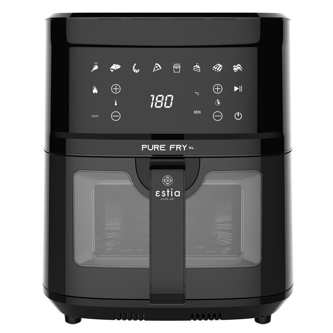 ESTIA Φριτέζα Αέρος Pure Fry XL (06-20620) με Κάδο 9,1lt 1700W Μαύρη