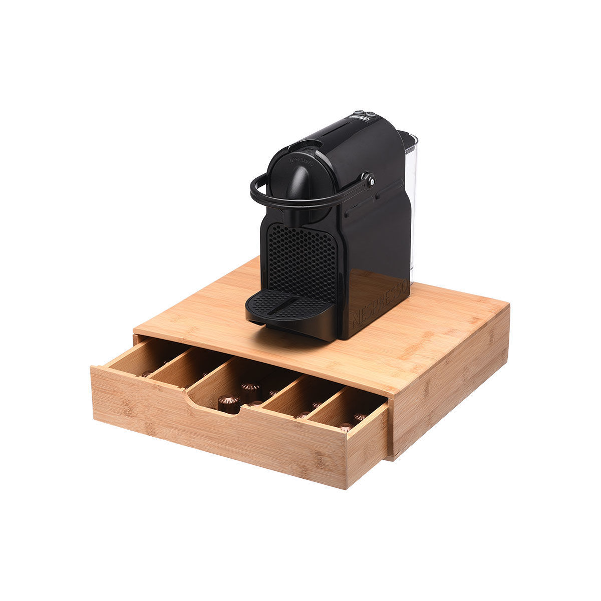 ESTIA Συρταρωτή Βάση για Κάψουλες Espresso Bamboo Essentials 01-19860