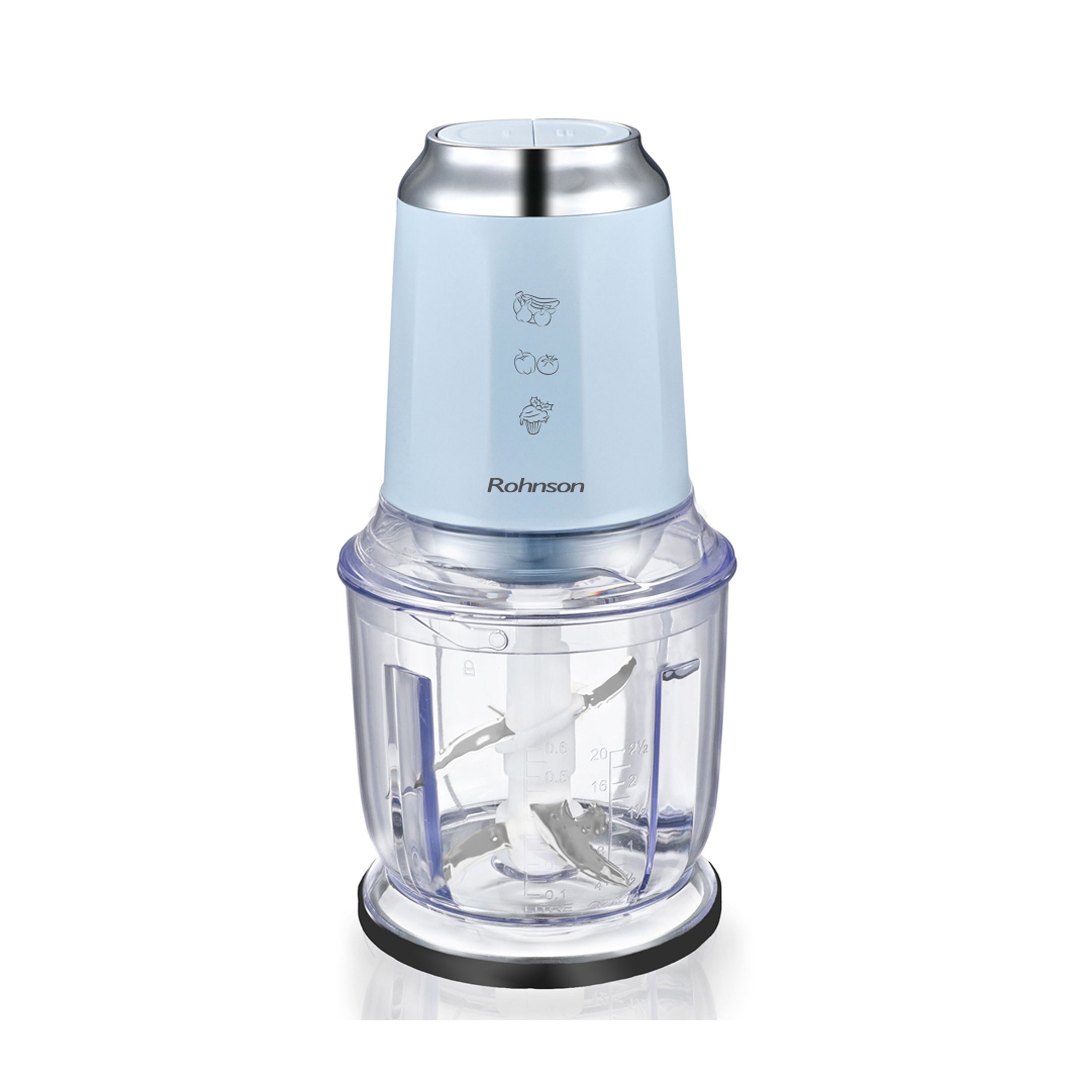 Rohnson Πολυκόπτης R-518 600W με Δοχείο 600ml