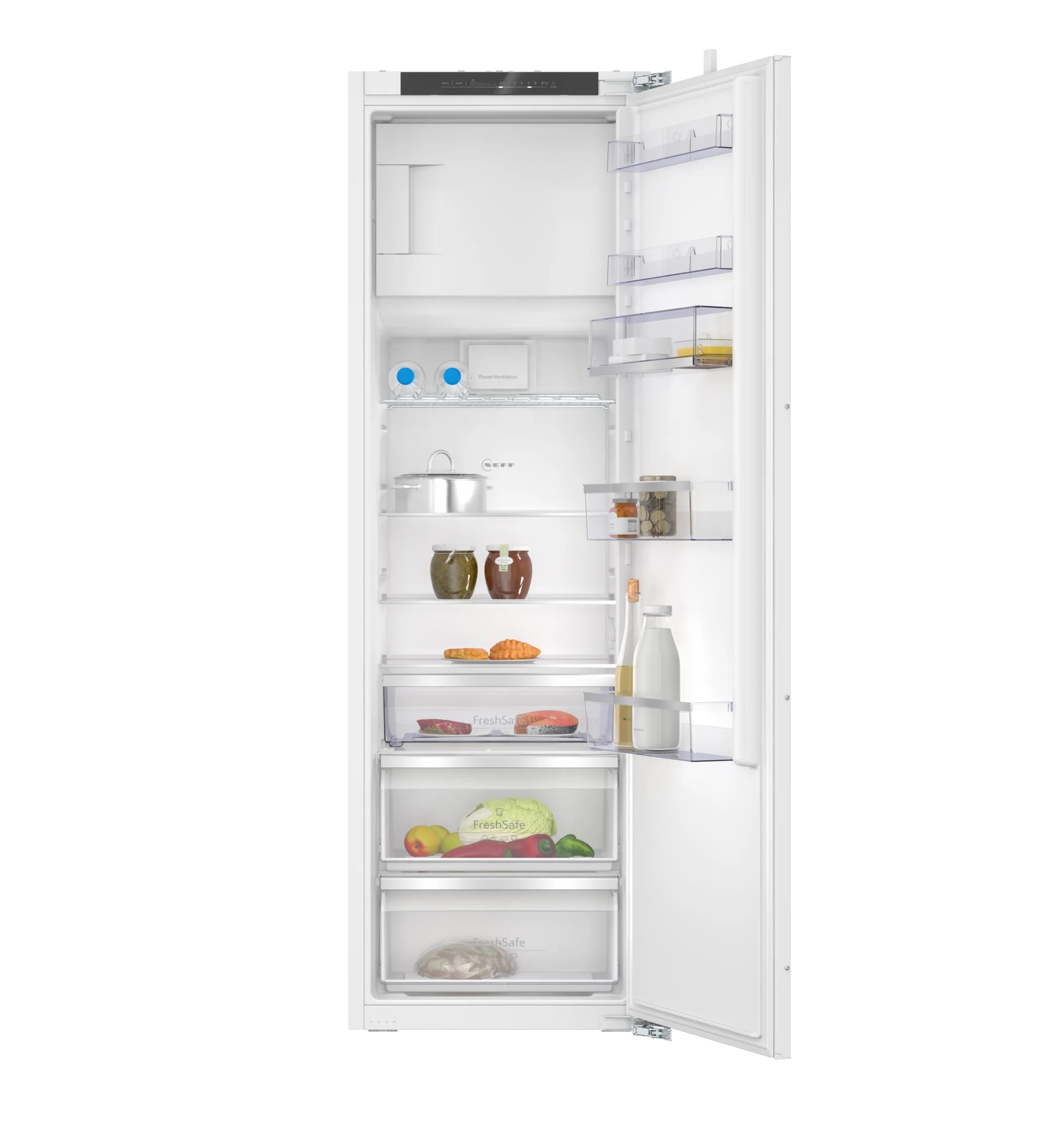 Neff Ψυγείο Μονόπορτο Εντοιχιζόμενο KI2823DD0 280lt LowFrost Υ177.2xΠ55.8xΒ54.8εκ.