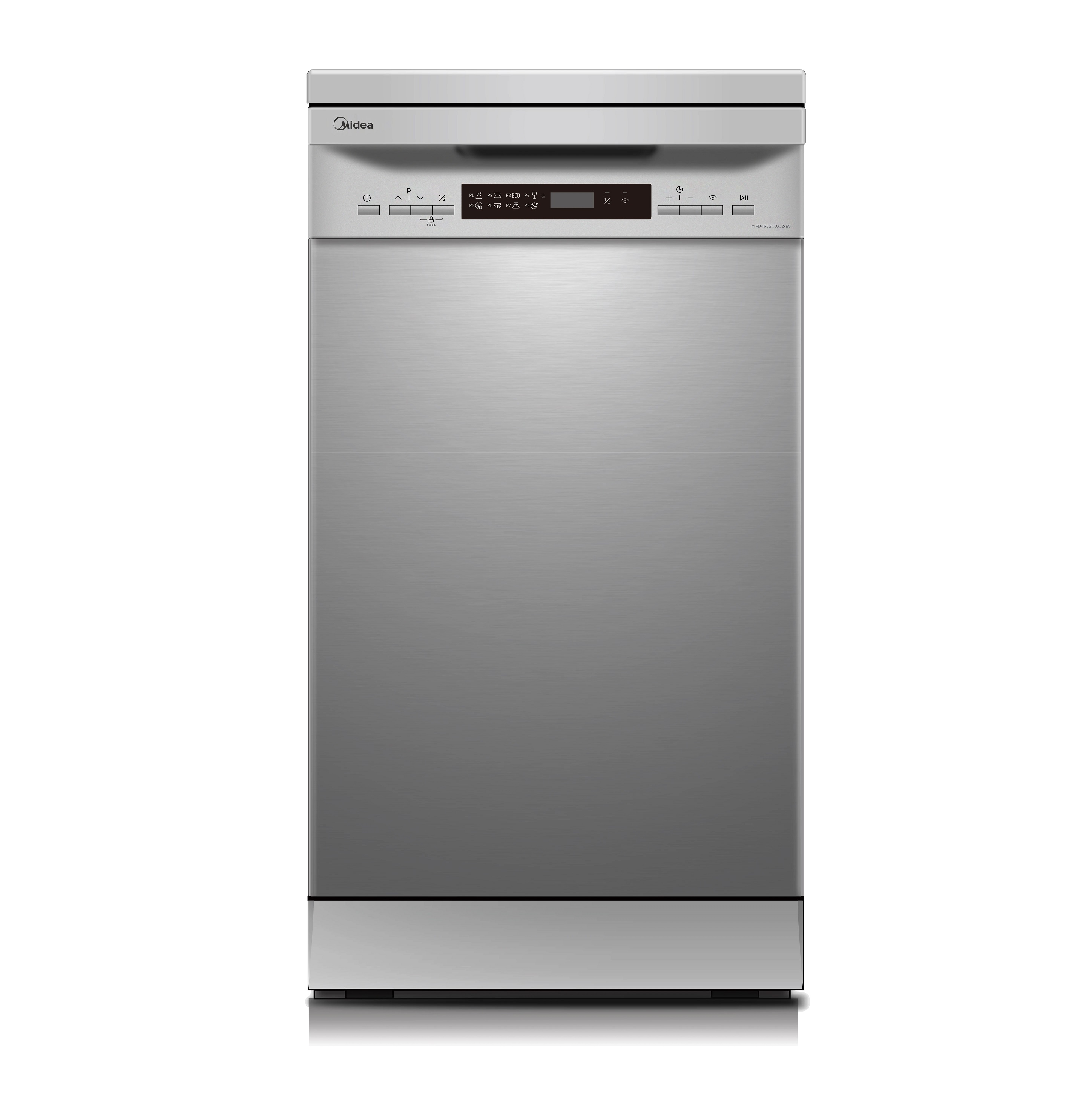 Midea Πλυντήριο Πιάτων MFD45S200X.2-ES για 10 Σερβίτσια Π44,8xY84,5εκ Inox