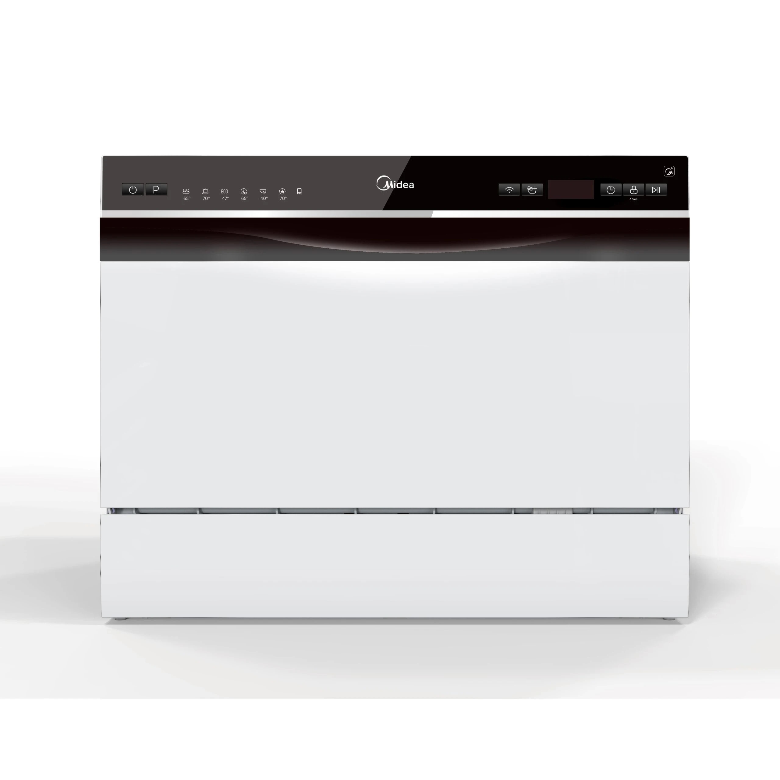 Midea Επιτραπέζιο Πλυντήριο Πιάτων MTD55S400W για 6 Σερβίτσια Π55xY43,8εκ Λευκό