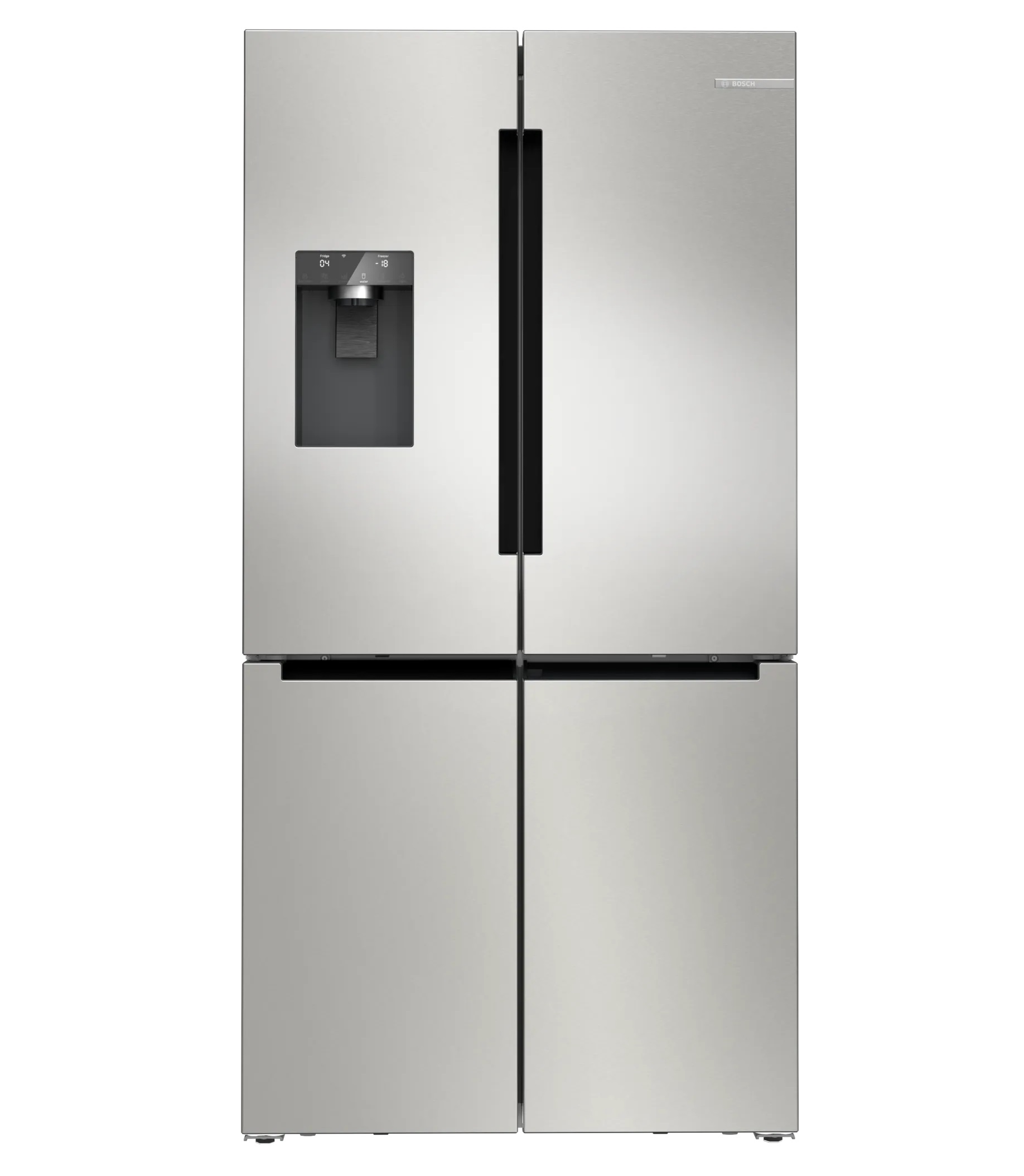 Bosch Ψυγείο Ντουλάπα KFD96APEA Full No Frost 574Lt Υ183xΠ90.5xΒ73.1εκ. Inox