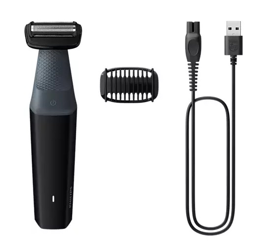 Philips Ξυριστική Μηχανή Σώματος Επαναφορτιζόμενη Bodygroom Series 3000 BG3017/01