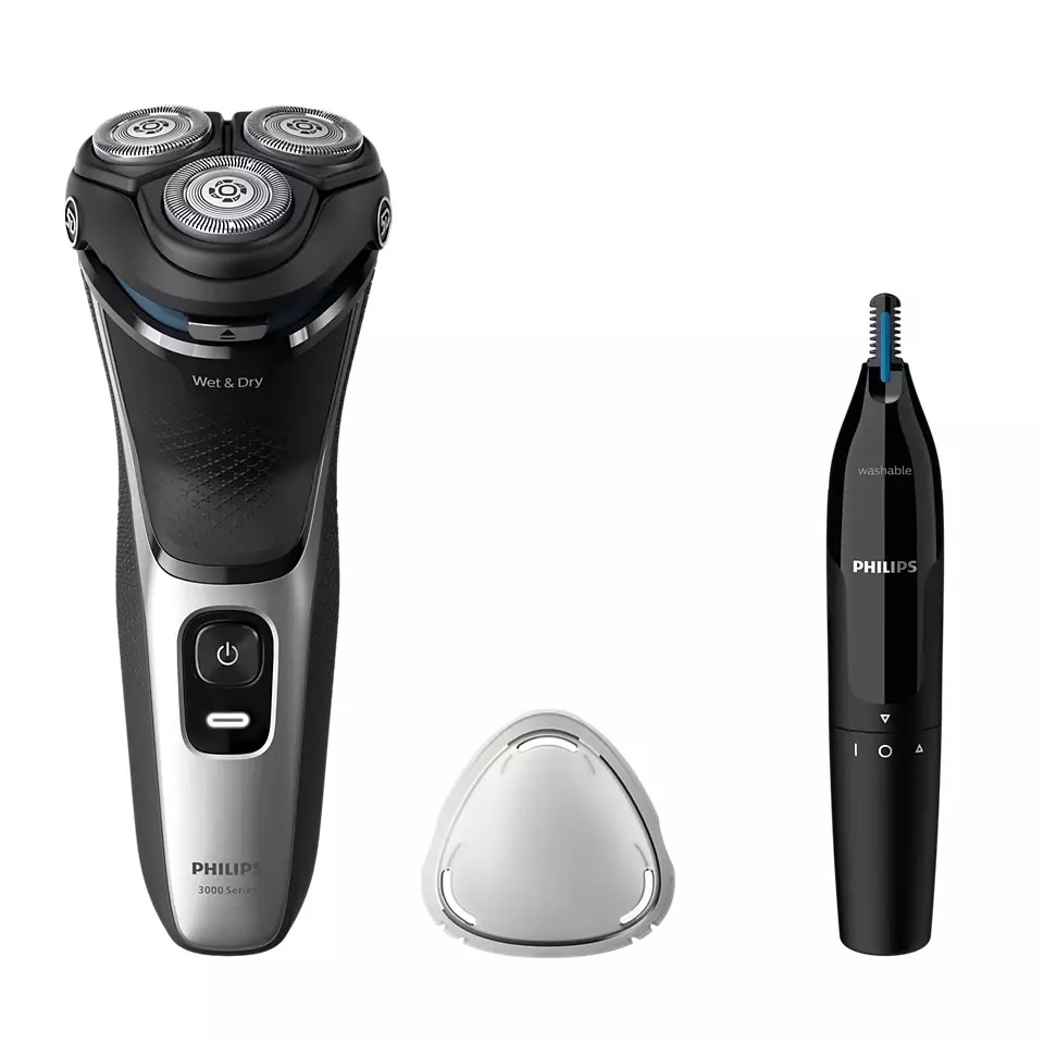 Philips Ξυριστική Μηχανή Προσώπου Επαναφορτιζόμενη 3000 Series S3143/02