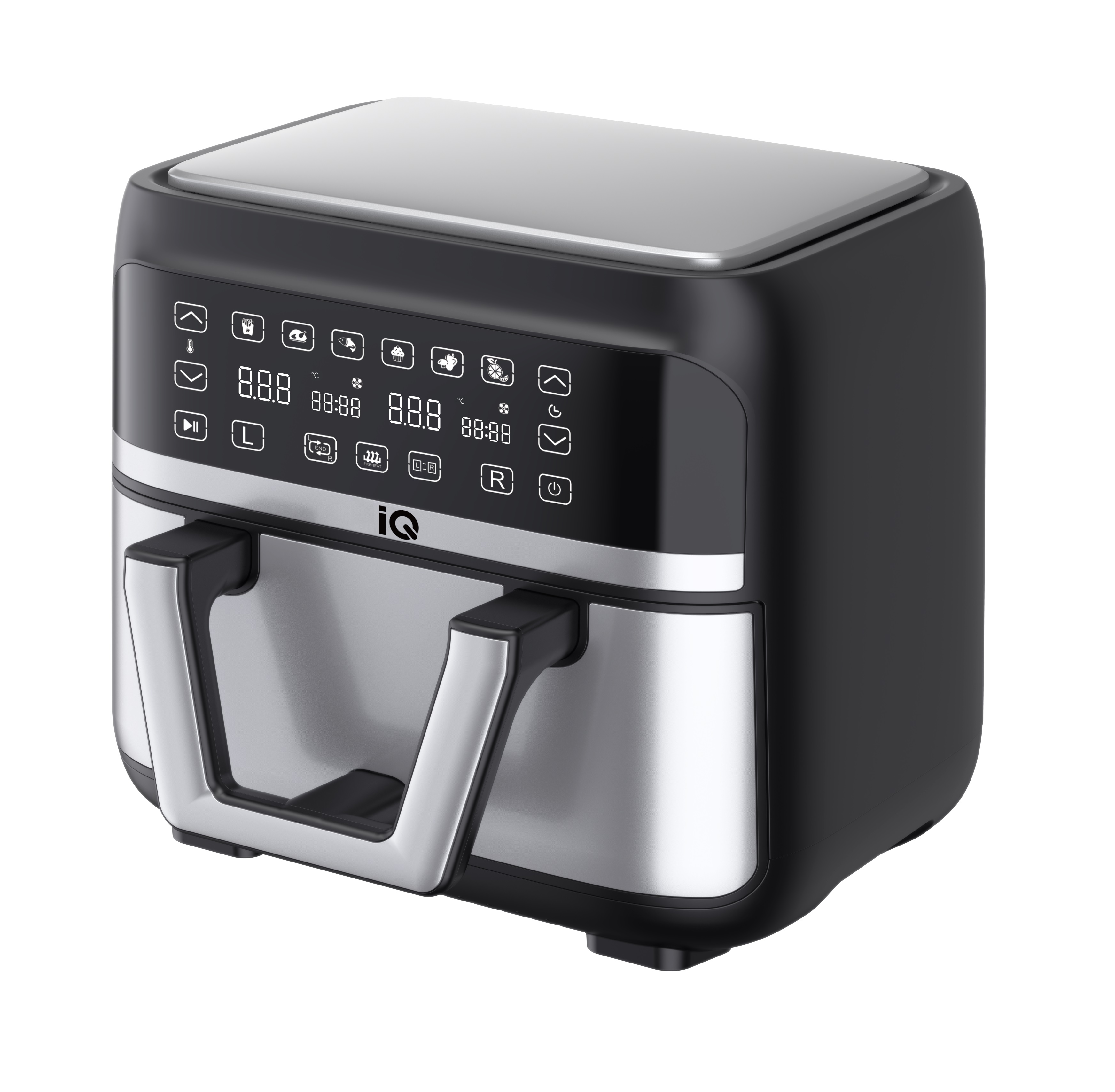 IQ Φριτέζα Αέρος AF-005 με Αποσπώμενο Κάδο 9lt 2850W Μαύρη