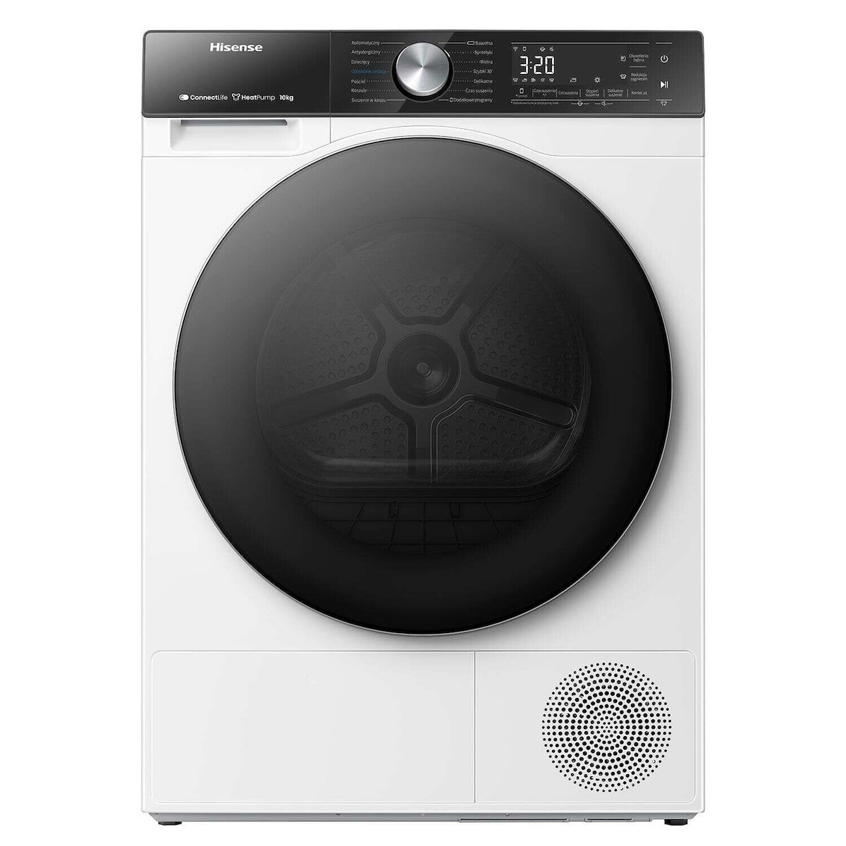 Hisense Στεγνωτήριο Ρούχων με Αντλία Θερμότητας DH5S102BW (10kg A+++)