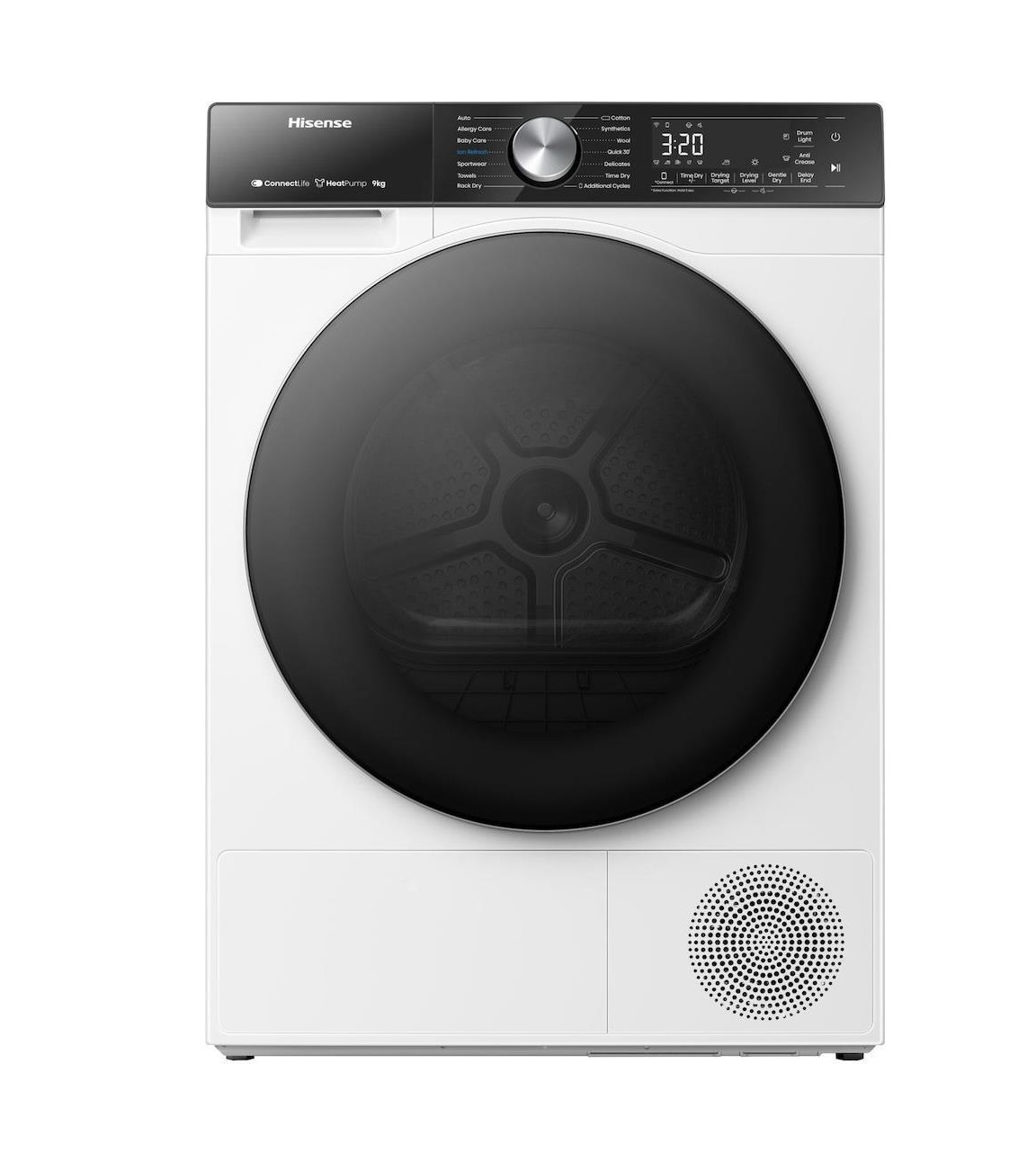 Hisense Στεγνωτήριο Ρούχων με Αντλία Θερμότητας DH5S902BW (9kg A+++)