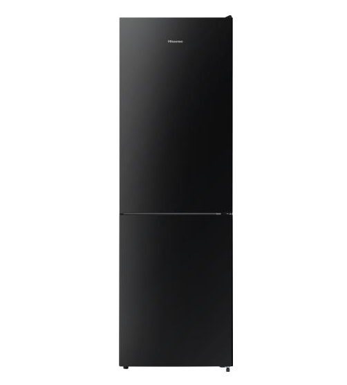Hisense Ψυγειοκαταψύκτης RB390N4GBE Total NoFrost 304Lt Υ186xΠ59.5xΒ59εκ. Black Glass