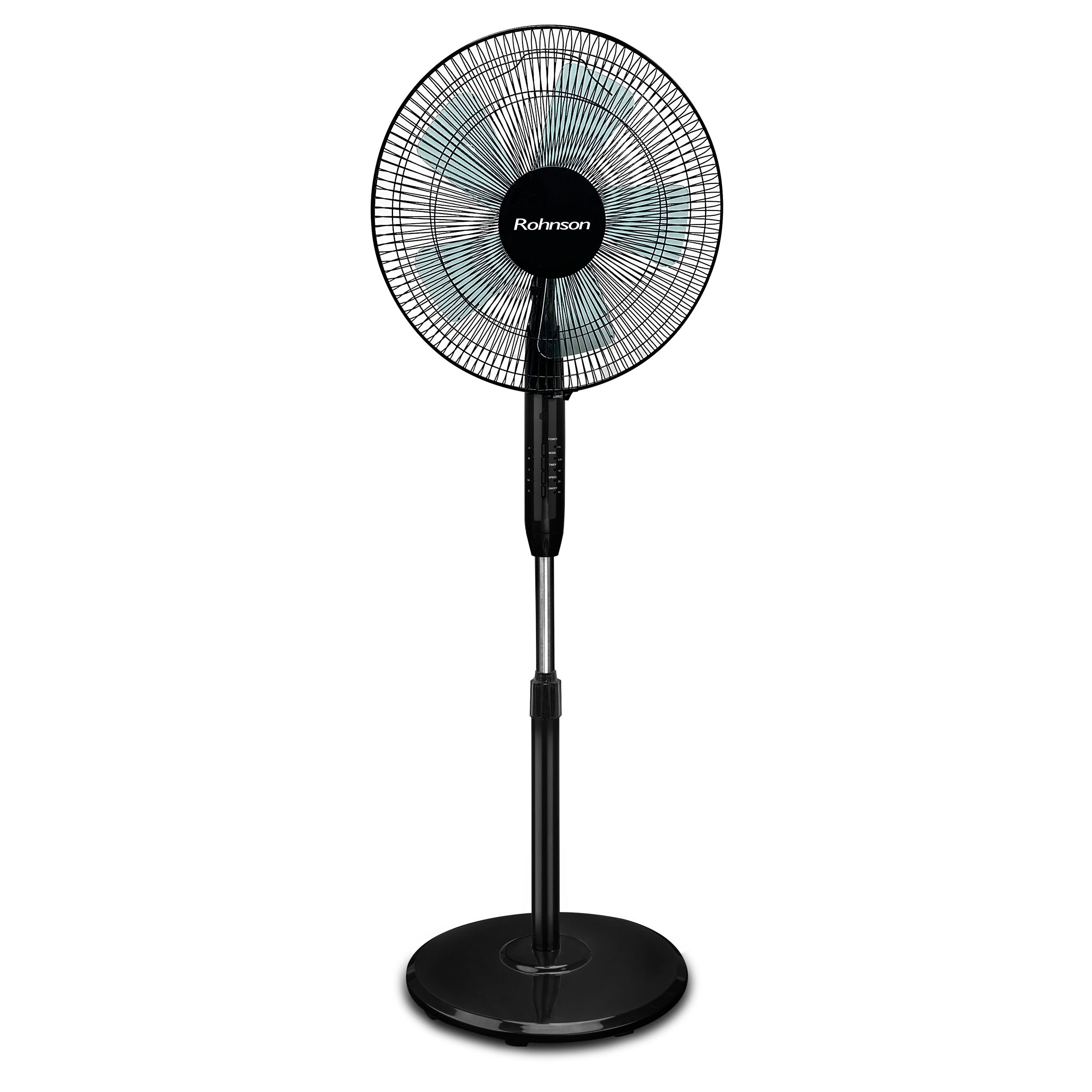 Rohnson Ανεμιστήρας Ορθοστάτης R-869 45W Διαμέτρου 40cm με Τηλεχειριστήριο Μαύρος