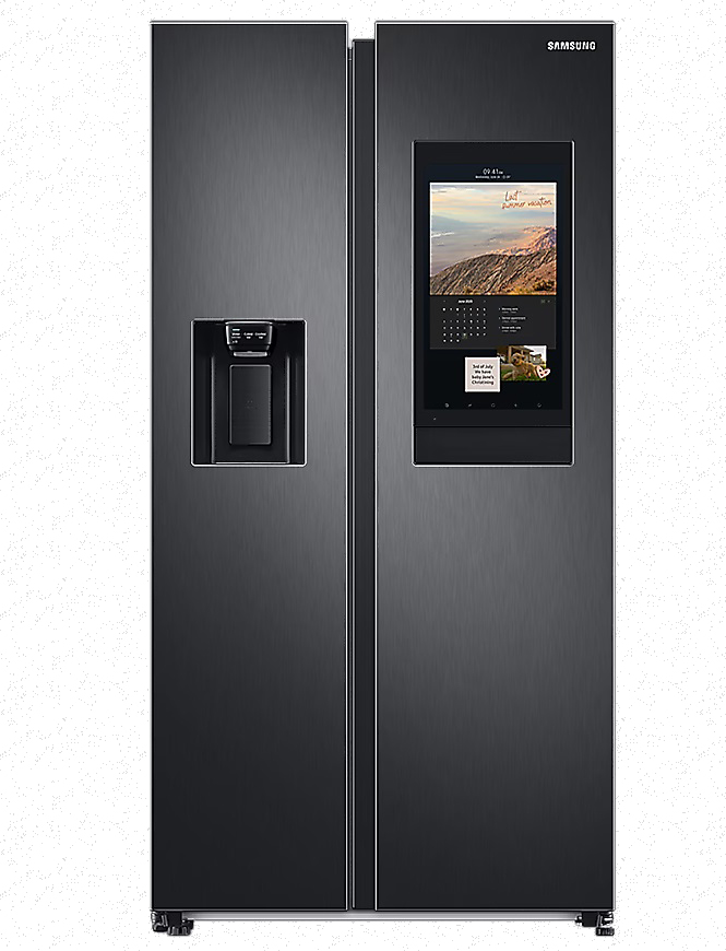 Samsung Ψυγείο Ντουλάπα RS6HA8891B1 NoFrost 614lt Υ178xΠ91.2xΒ71.6εκ. Ανθρακί