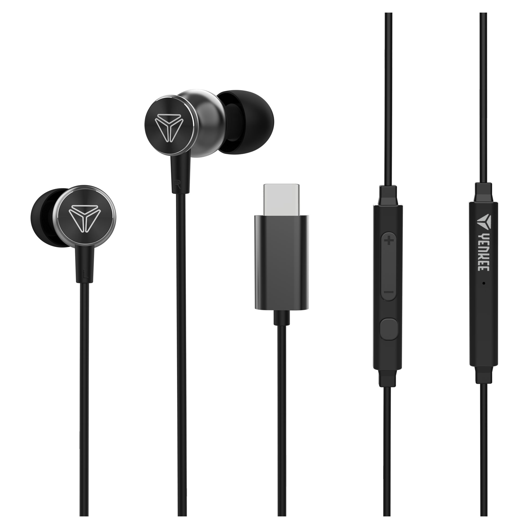 Yenkee Ακουστικά In-ear YHP 505BK με Βύσμα USB-C 