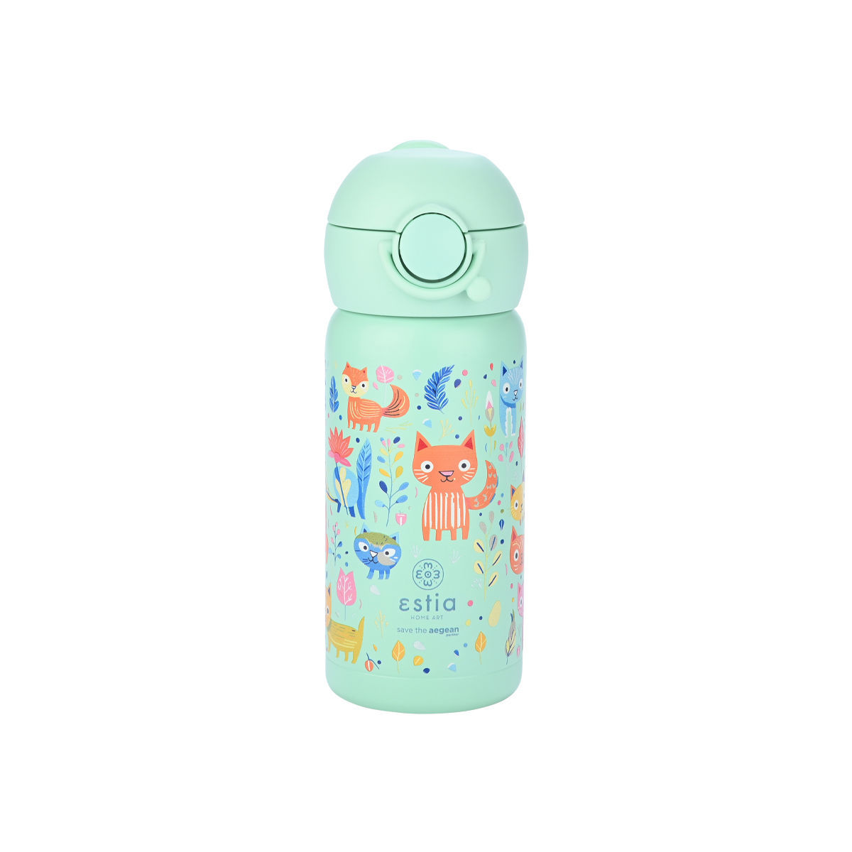 Estia Θερμός Wonder Bottle 01-23461 350ml Feline Foliage