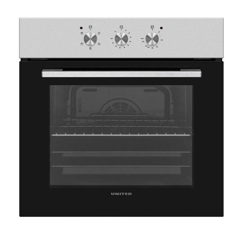 United Εντοιχιζόμενος Φούρνος Ανω Πάγκου UBO-60655T 69lt Inox