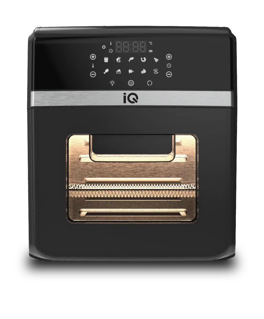 IQ Φριτέζα Αέρος AF-006 με Κάδο 12lt 1800W Μαύρη