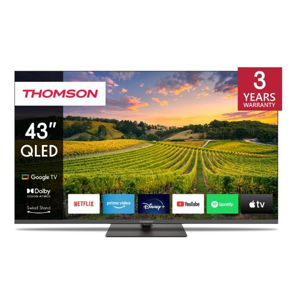 Thomson Τηλεόραση Smart 43QG5C14 4K UHD QLED 43''