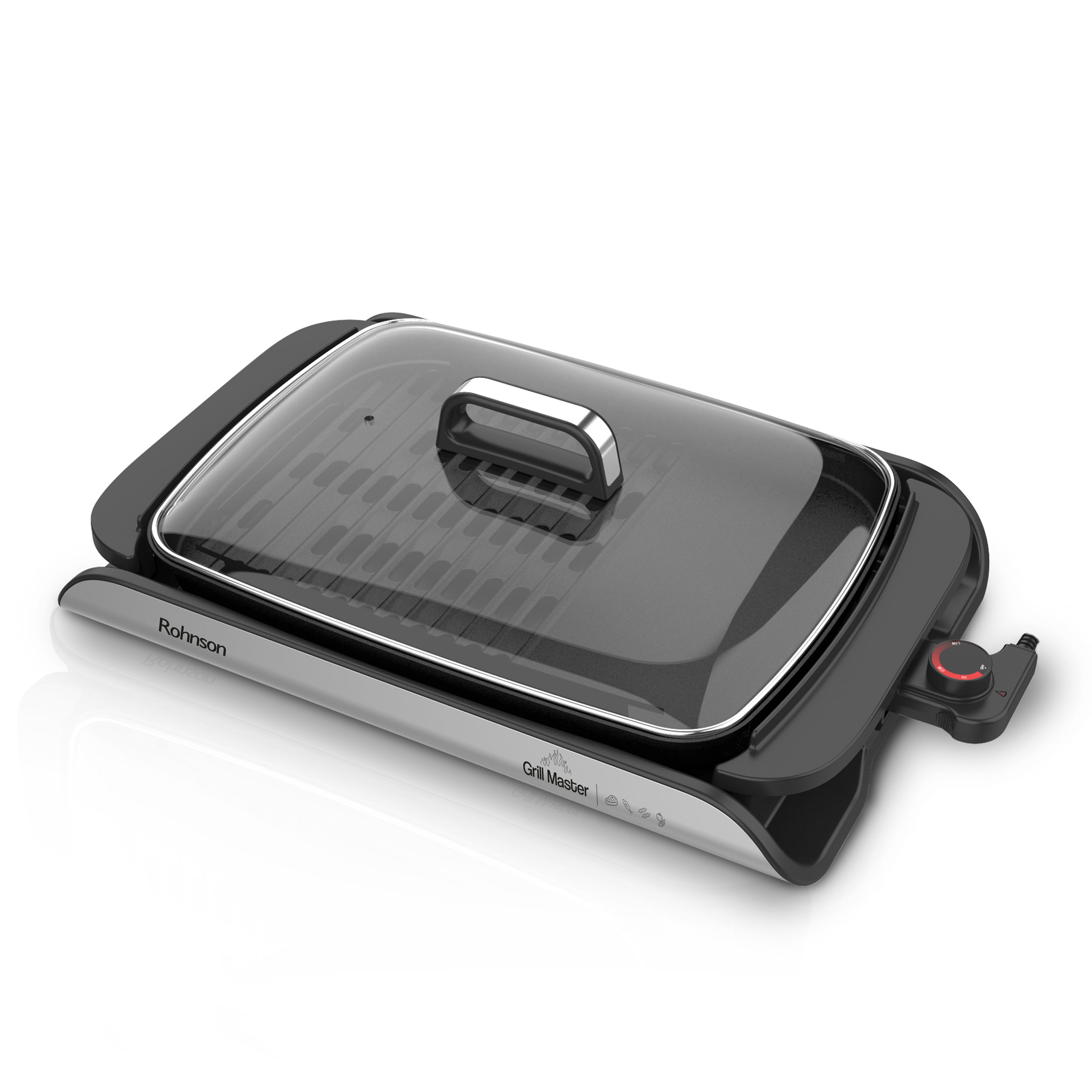 Rohnson Ηλεκτρική Ψησταριά Grill Master R-2528 2000W