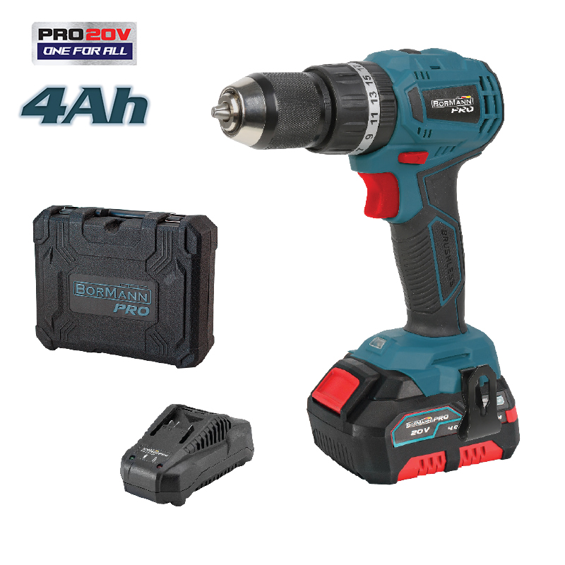 BORMANN Pro BORMANN Pro BPP9260 Σετ Δραπανοκατσάβιδο Κρουστικό Compact, Brushless 20V & Mπαταρία & Φορτιστής