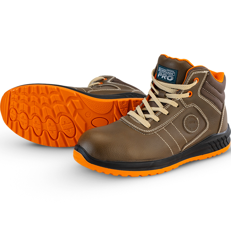 BORMANN Pro BORMANN Pro BPP8155 Μποτάκι Εργασίας O1, Δέρμα Nubuck, Dover No.45