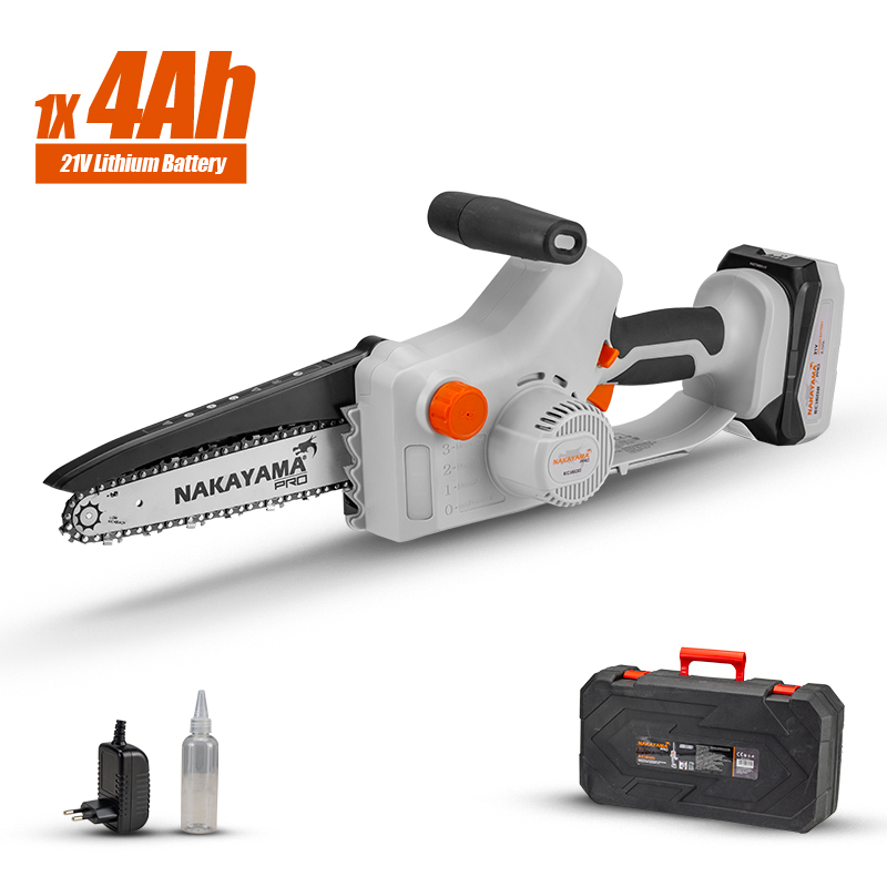 NAKAYAMA PRO NAKAYAMA Pro EC1600 Κλαδευτικό Αλυσοπρίονο Μπαταρίας  21V, Brushless,Li-Ion, Λάμα 20cm, 1500gr