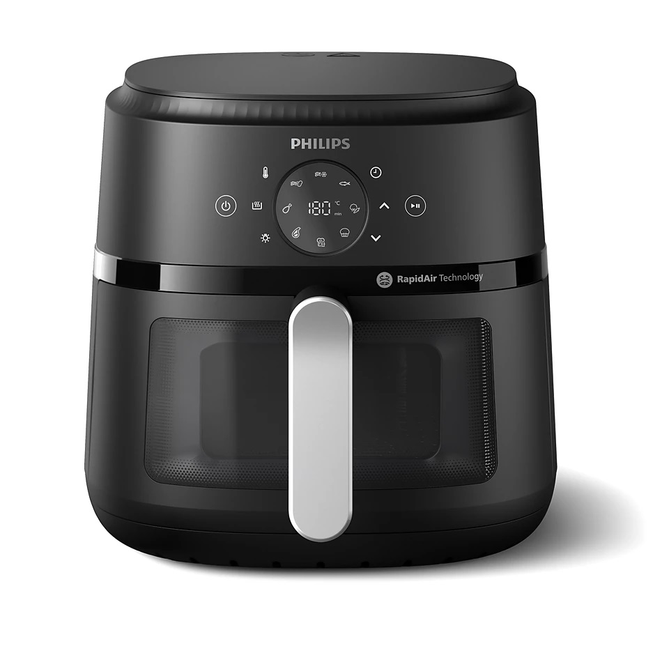 Philips Φριτέζα Αέρος NA231/00 με Κάδο 6,2lt 1700W Μαύρη
