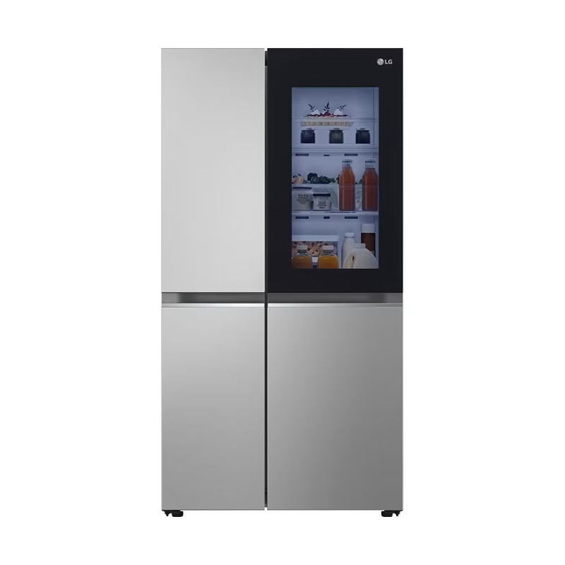 LG Ψυγείο Ντουλάπα GSVV80PYLL 655lt Total NoFrost Υ179xΠ91.3xΒ73.5εκ. Inox