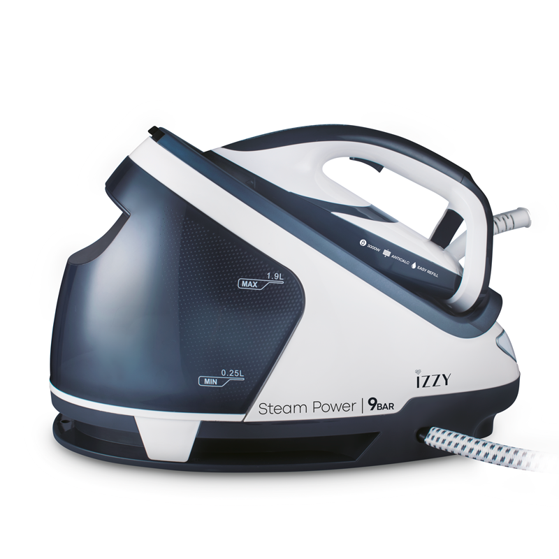Izzy Σύστημα Σιδερώματος IZ-1110 (224372) Πίεσης 9bar με Δοχείο 1.9lt 3000W