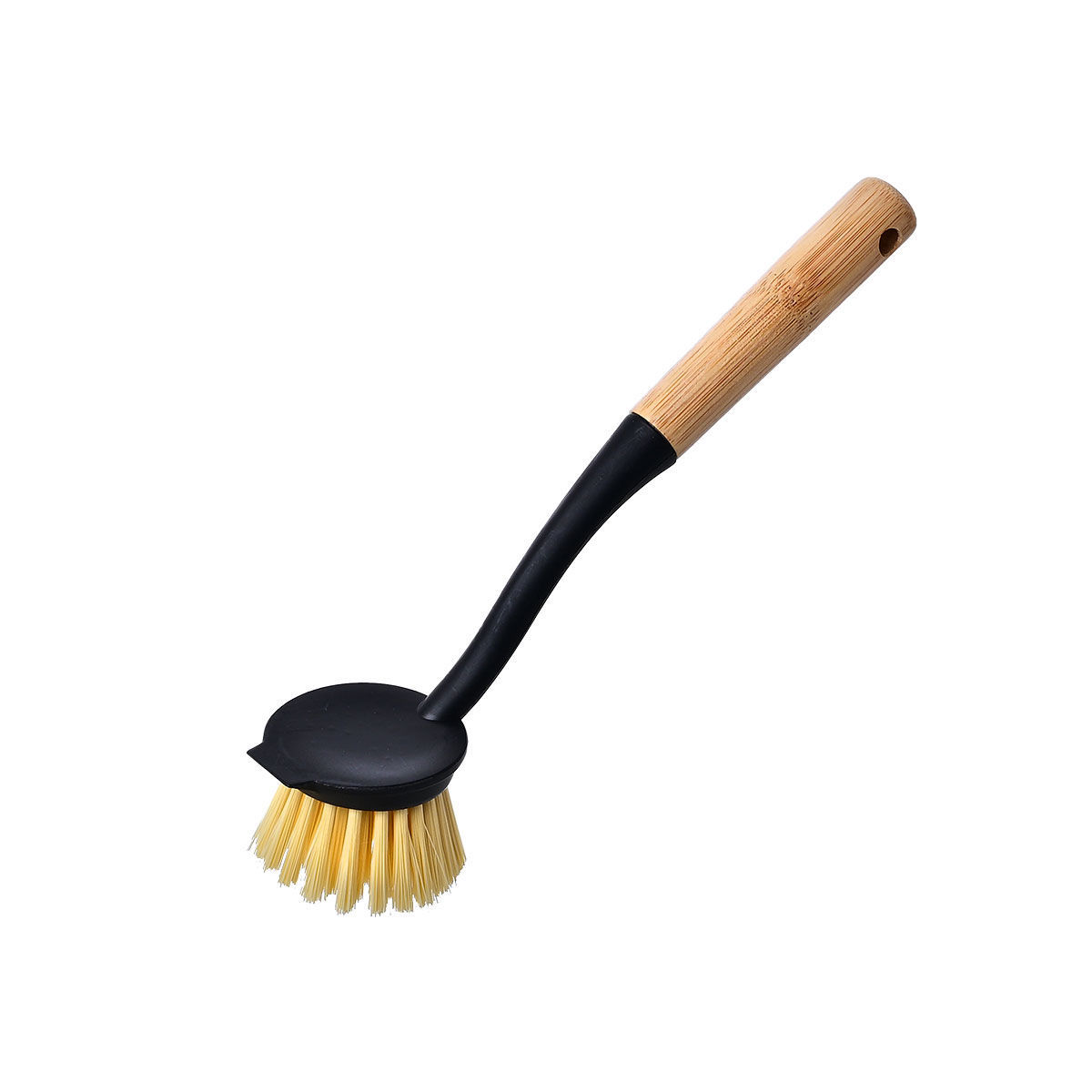 Estia Βούρτσα καθαρισμού πιάτων χειρός BAMBOO ESSENTIALS Black στρογγυλή